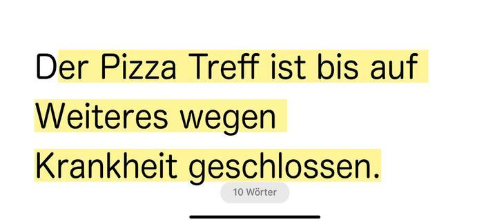 Pizza-Treff